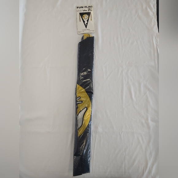 Vintage Fun Flag Halloween Ghost Banner Yard Flag 28"x40" Large Heavy Nylon NOS - Picture 3 of 7